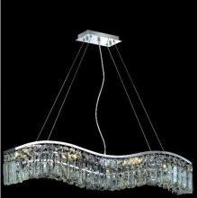ZC121-2040D30C-GT/RC By Regency Lighting Contour Collection 6 Lights Pendant Chrome Finish