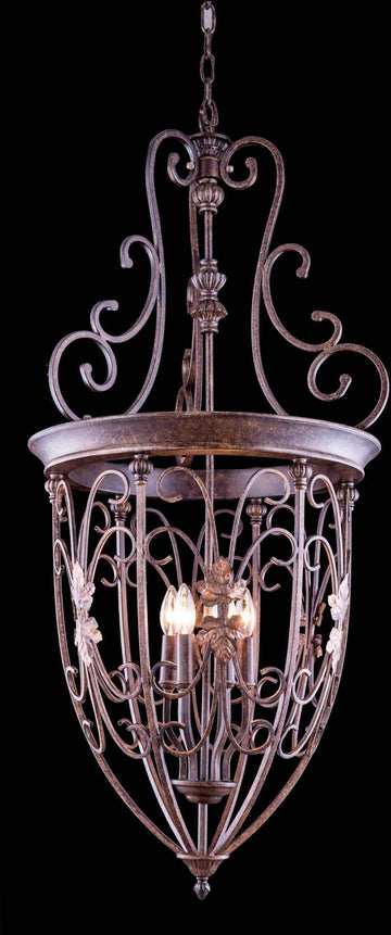 ZC121-4900D22GU By Regency Lighting - Troy Collection Gilded Umber Finish 6 Lights Pendant Lamp