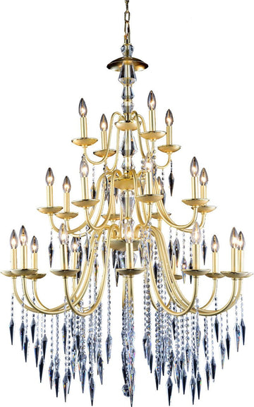 ZC121-5006D36PG/EC By Regency Lighting - Gracieux Collection Polished Gold Finish 24 Lights Dining Room