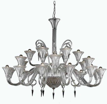ZC121-8824G49CL/EC By Regency Lighting - Symphony Collection 24 Lights Dining Room