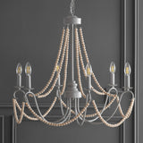Carnes Bohemian Farmhouse Iron LED Chandelier