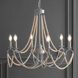 Carnes Bohemian Farmhouse Iron LED Chandelier
