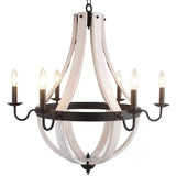 Chanson 6-Light Dimmable Empire Chandelier