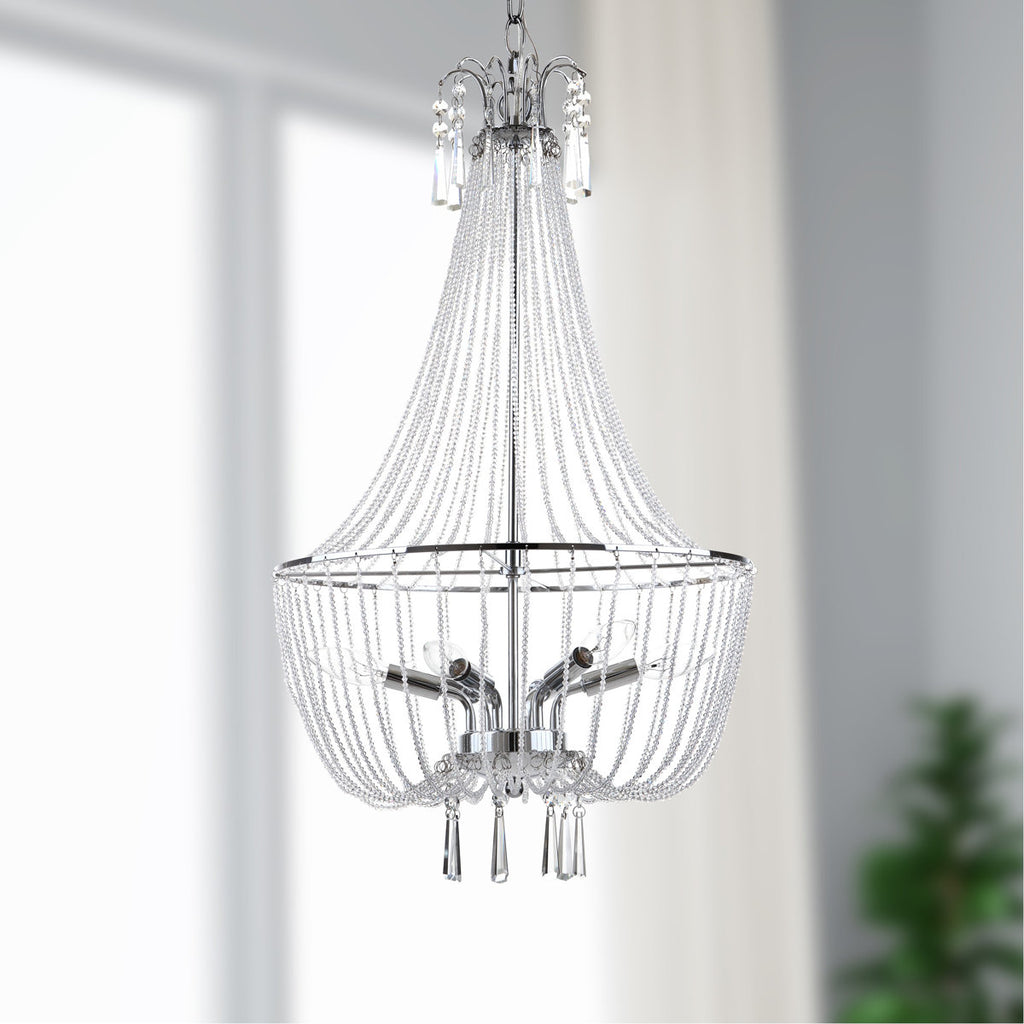 Claridge 4-Light Dimmable Empire Chandelier