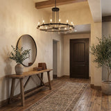 Ravelle Round Chandelier 60 inch Alt Finish in Grand Foyer
