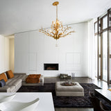 Damijan 30" Modern Firefly Chandelier 7-Light Dimmable with Hanging Chain