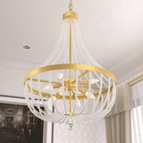 Deerick 8-Light Dimmable Empire Chandelier