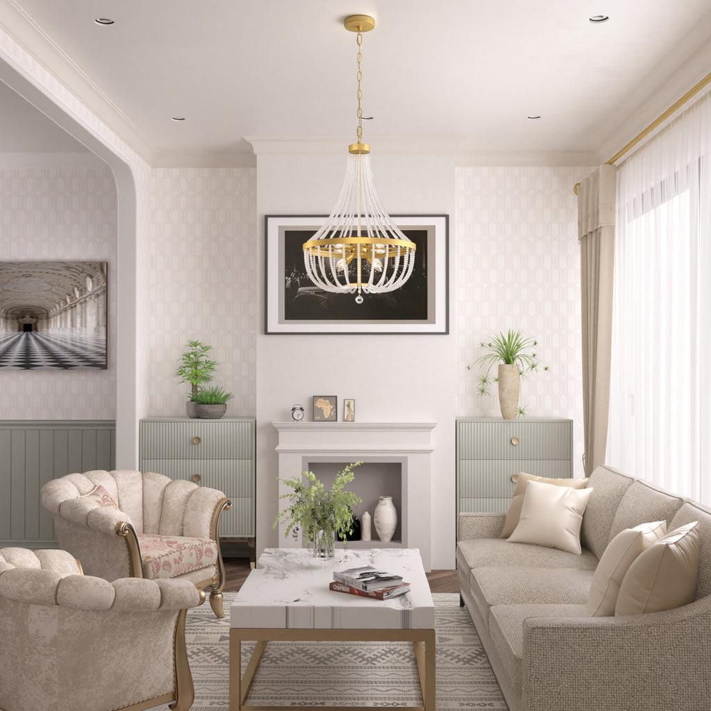 Deerick 8-Light Dimmable Empire Chandelier