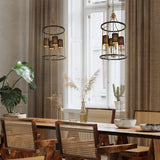 Delcho 4-Light Dimmable Chandelier