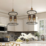 Delcho 4-Light Dimmable Chandelier