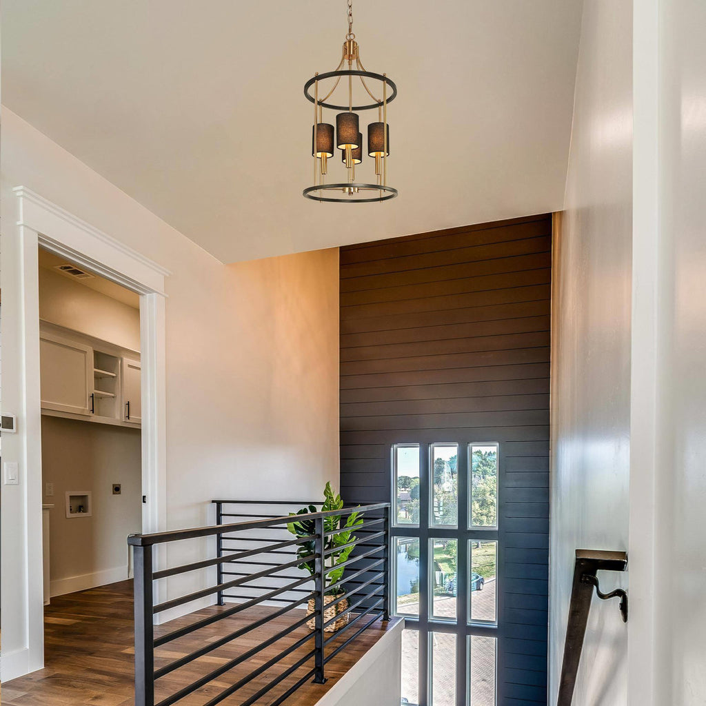 Delcho 4-Light Dimmable Chandelier
