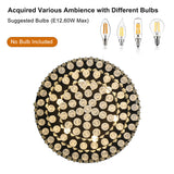 Derek Crystal Flush Mount Chandelier with 6 Lights (Bulb Not Included)
