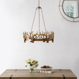 Diny 6-Light Dimmable Geometric Chandelier