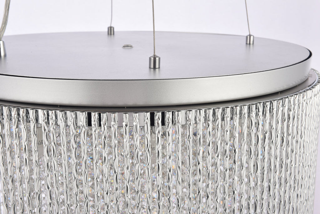 Downes 12-Light Dimmable Drum Chandelier