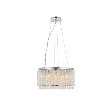 Downes 12-Light Dimmable Drum Chandelier