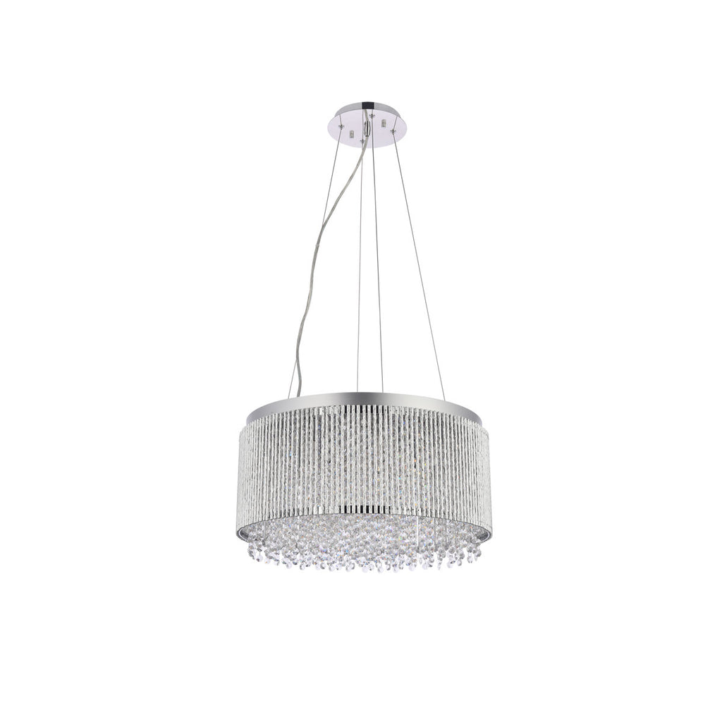 Downes 12-Light Dimmable Drum Chandelier