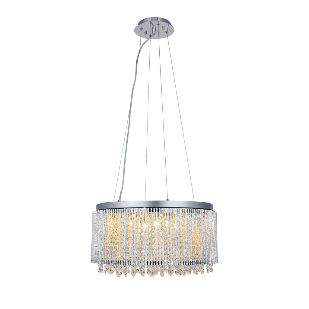 Downes 12-Light Dimmable Drum Chandelier