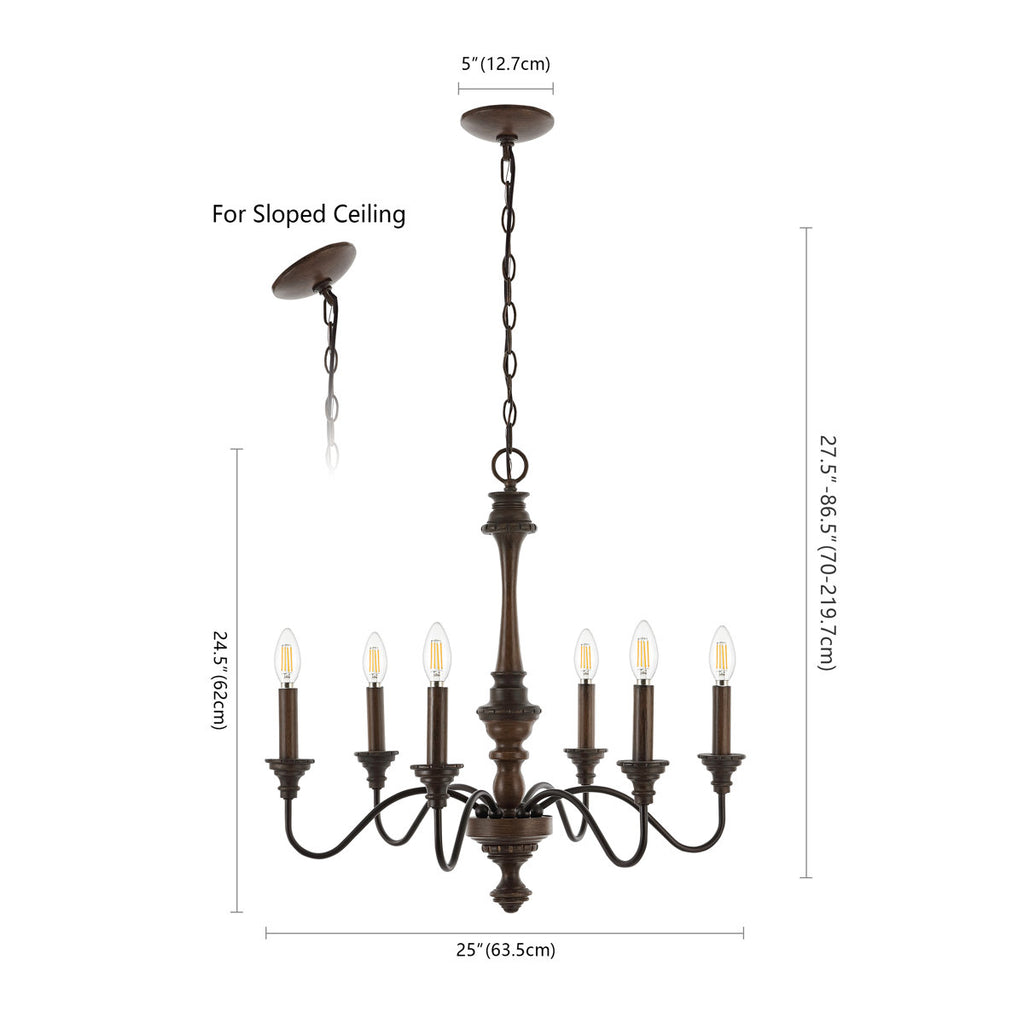 Emontae 6-Light Classic / Traditional Chandelier