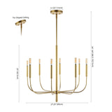 Exzavion 8-Light Dimmable Classic / Traditional Chandelier