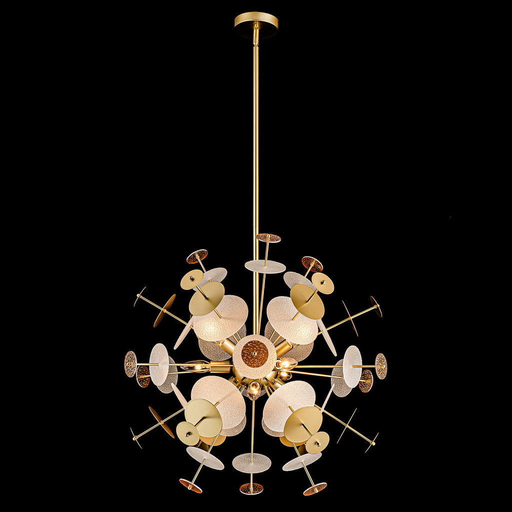 Feven 9-Light Modern Sputnik Sphere Starburst Chandelier