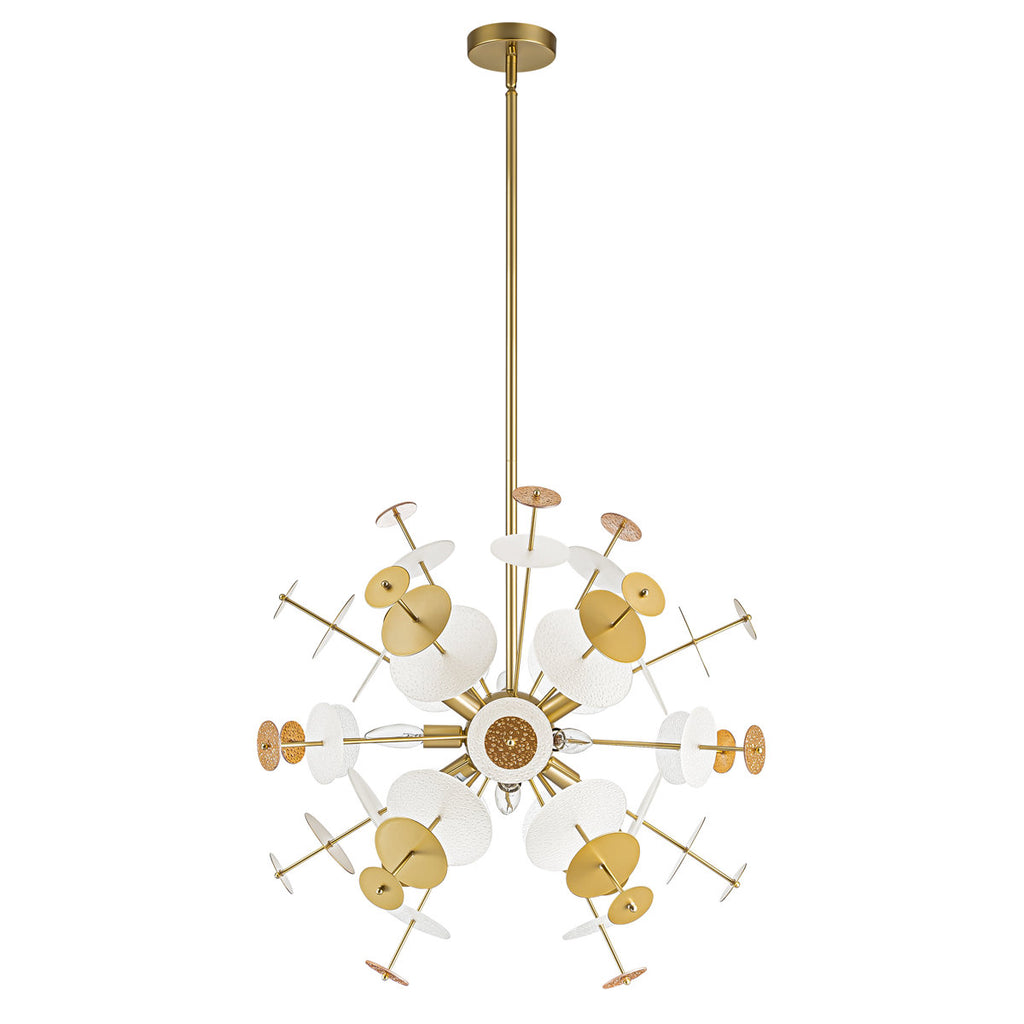 Feven 9-Light Modern Sputnik Sphere Starburst Chandelier