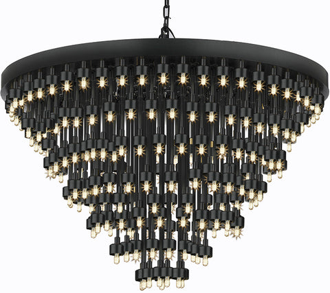 COSMOS 7-RING CHANDELIER LIGHTING CHANDELIERS GOOD FOR DINING / ENTRYWAY / FOYER / LIVING ROOM W 42" H 32" - G7-3427/206