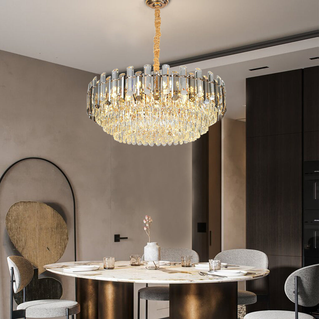 Goyette 8-Light Dimmable Tiered Chandelier with Adjustable Chain