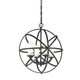 Grammont 4-Light Glass Dimmable Globe Chandelier