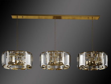 Luxe Crystal Chandelier Collection Vintage Rustic Lighting W 19" H 52" - G7-CG/R/4600/4+4+4