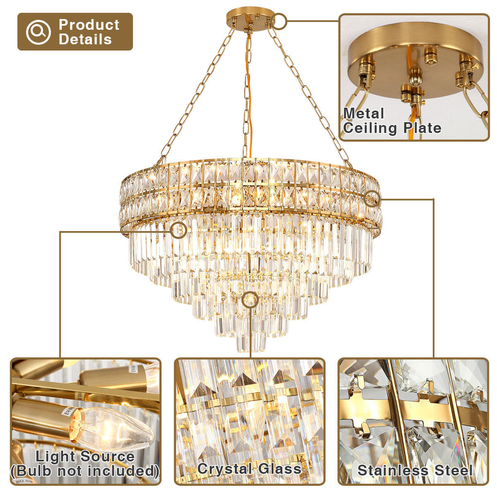 Imma Crystal Empire Chandelier