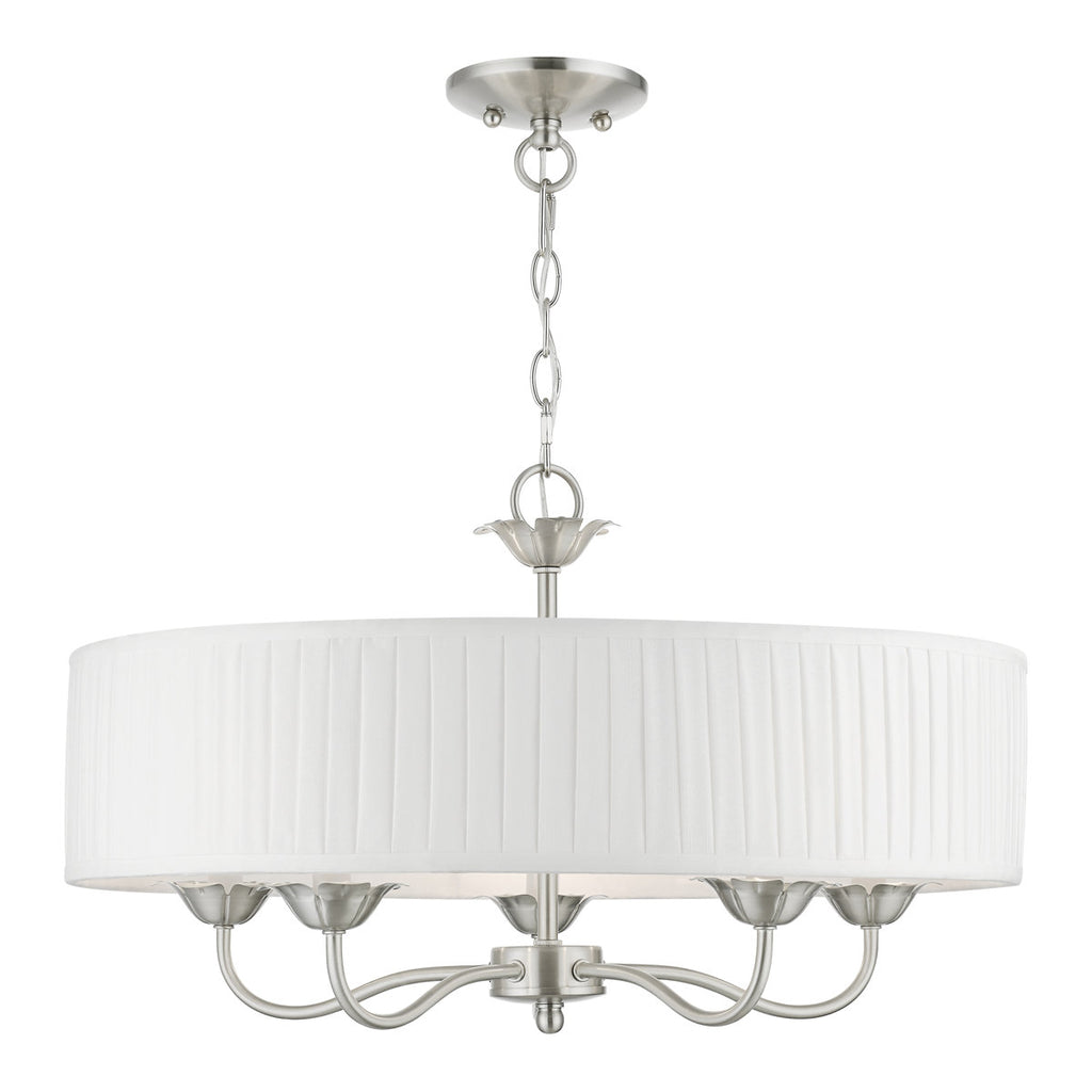 Lamotte 5-Light Dimmable Drum Chandelier