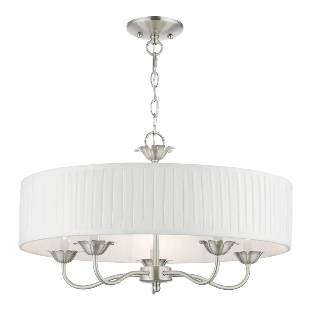 Lamotte 5-Light Dimmable Drum Chandelier