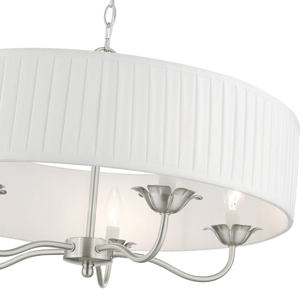Lamotte 5-Light Dimmable Drum Chandelier