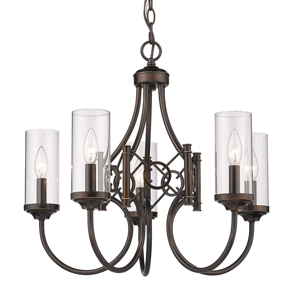 Littleville 5-Light Steel Dimmable Empire Chandelier