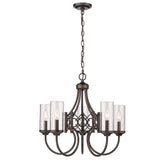 Littleville 5-Light Steel Dimmable Empire Chandelier