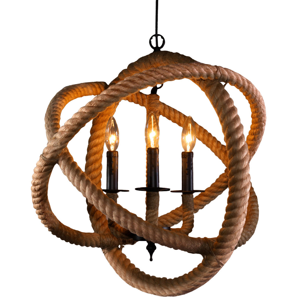 Loftis 3-Light Globe Chandelier