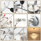 Macguiness 11-Light Dimmable Tiered Chandelier