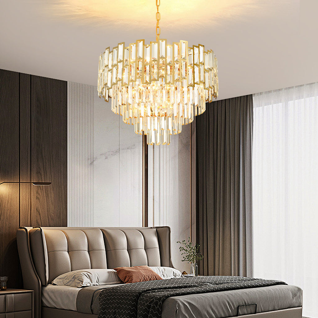 Michoel Dimmable Tiered Chandelier