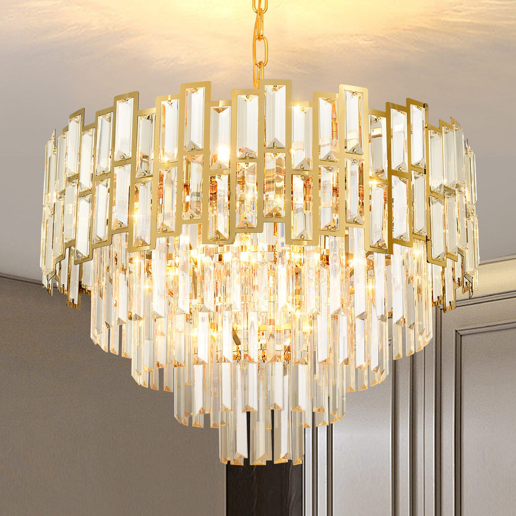 Michoel Dimmable Tiered Chandelier
