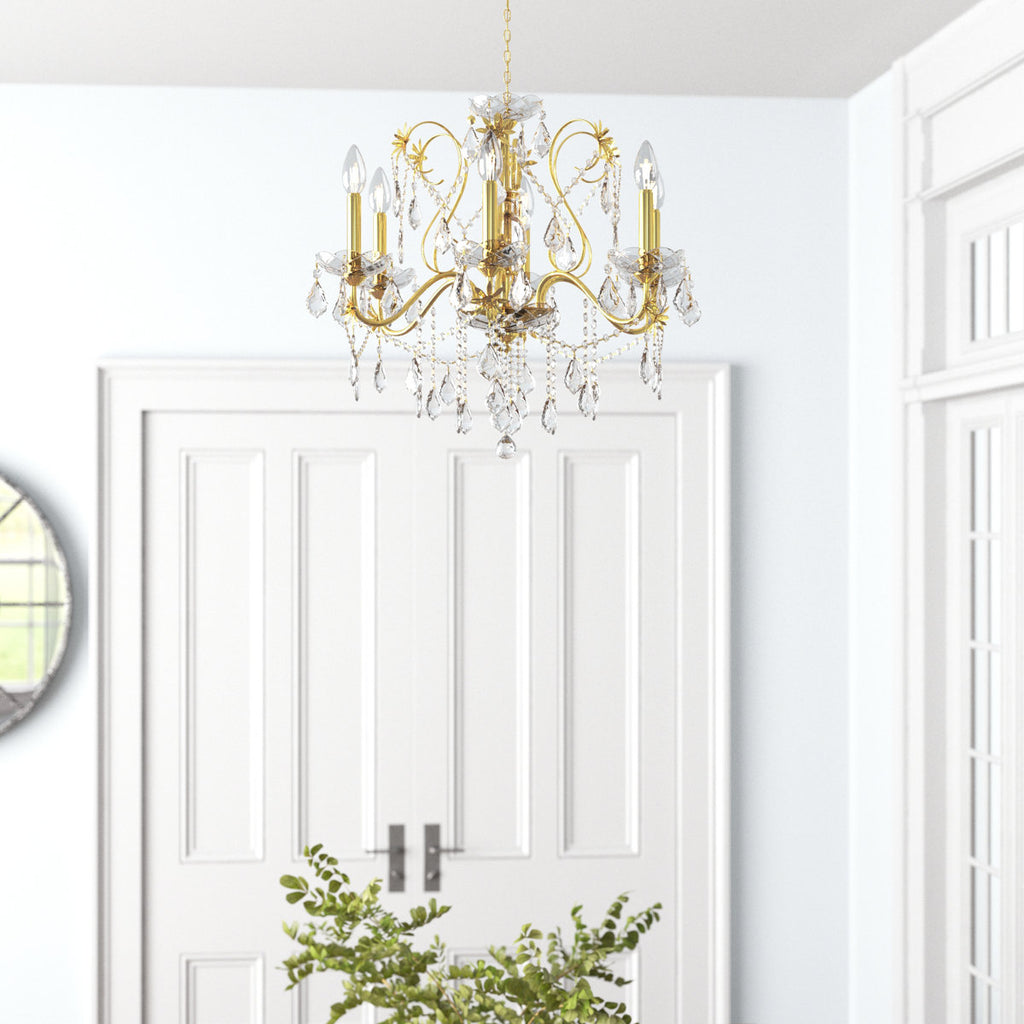 Monroe 6-Light Dimmable Classic / Traditional Chandelier
