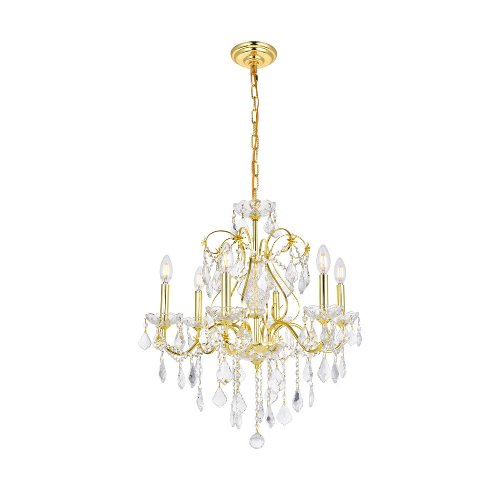 Monroe 6-Light Dimmable Classic / Traditional Chandelier