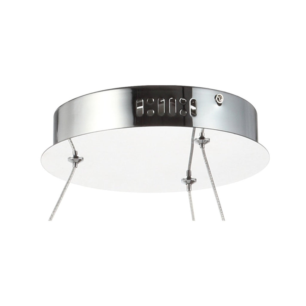 Monthamre Dimmable LED Wagon Wheel Chandelier