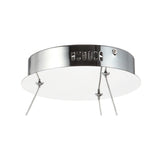 Monthamre Dimmable LED Wagon Wheel Chandelier
