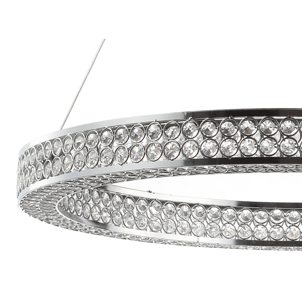 Monthamre Dimmable LED Wagon Wheel Chandelier