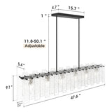 Myah 6-Light Square / Rectangle Chandelier