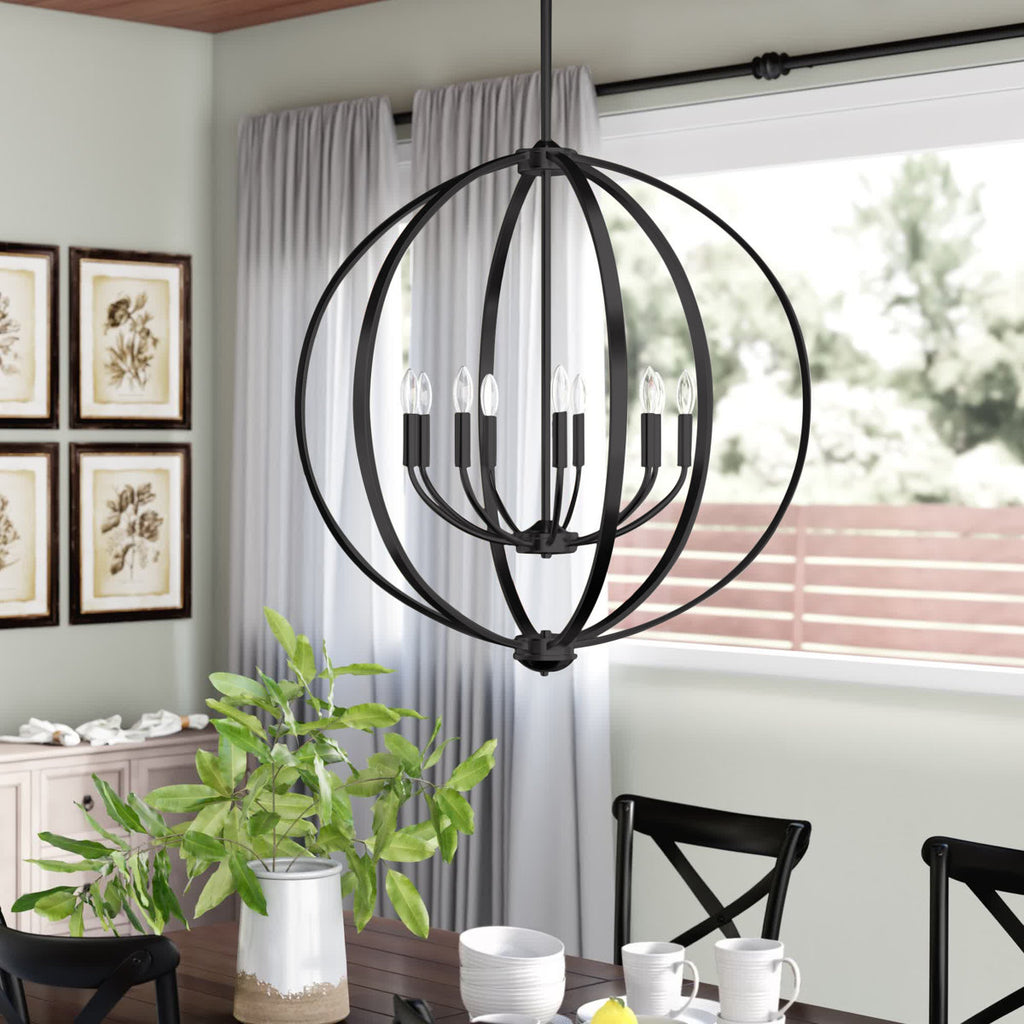 Petitt 9-Light Dimmable Chandelier