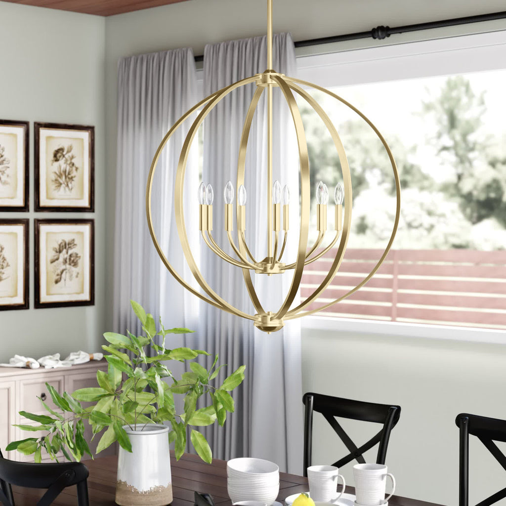 Petitt 9-Light Dimmable Chandelier