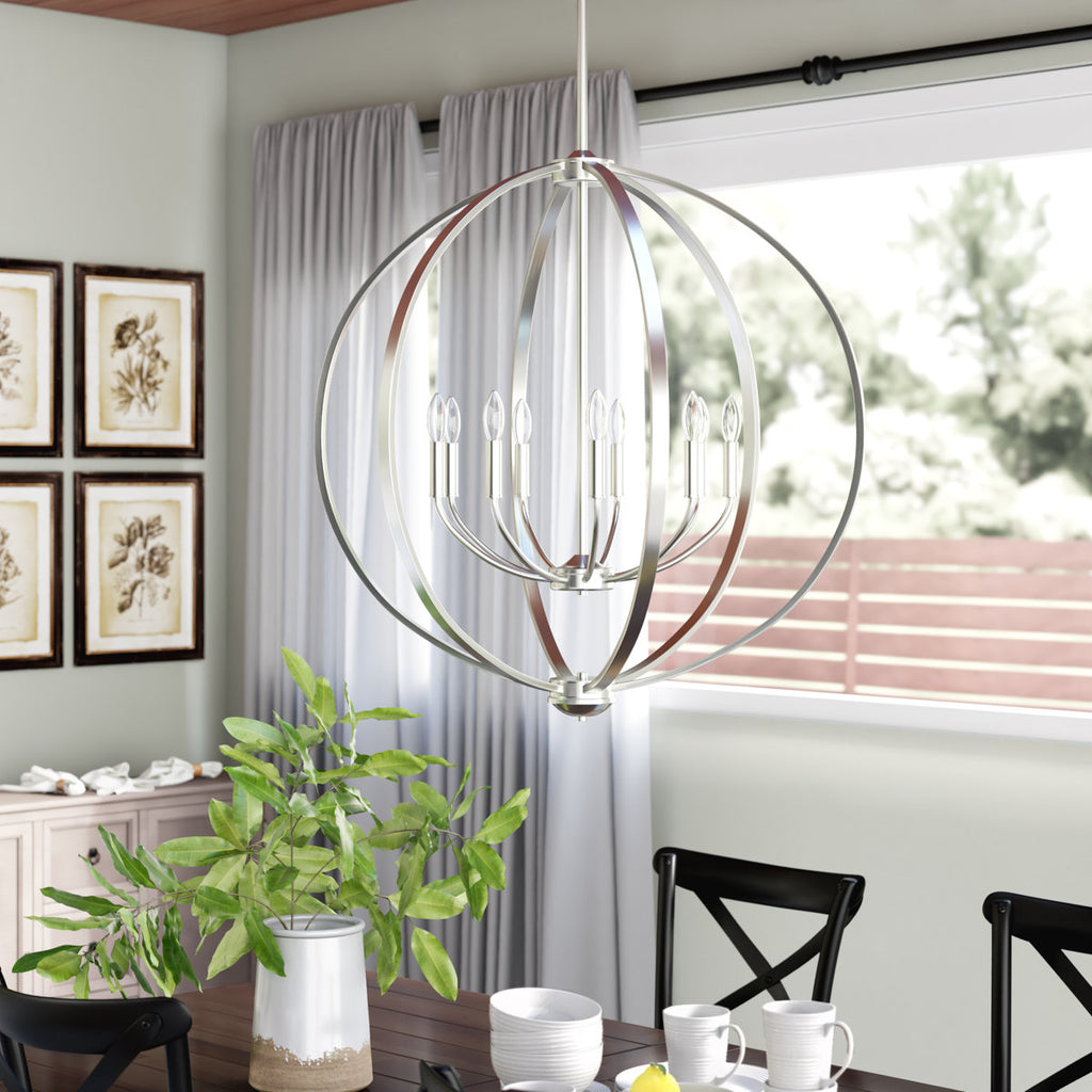 Petitt 9-Light Dimmable Chandelier