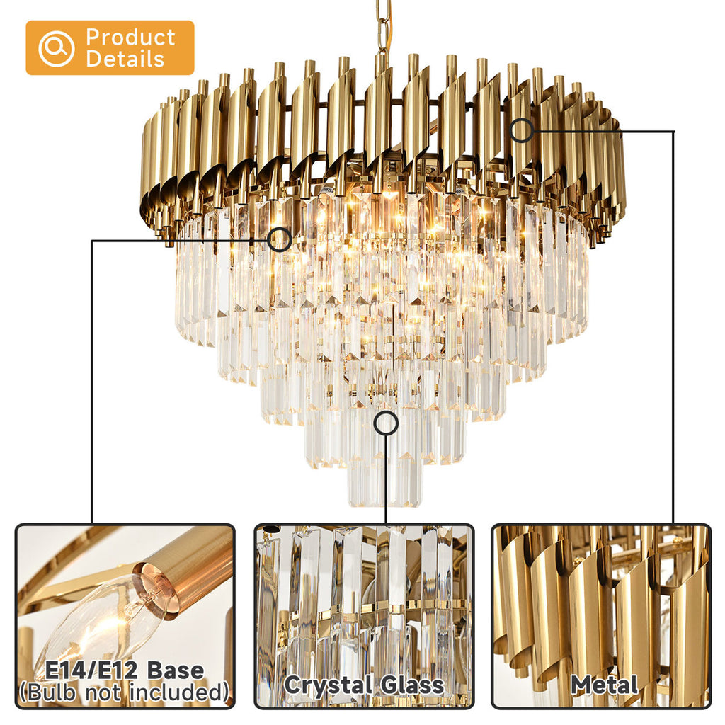 Prempal 8-Light Tiered Chandelier