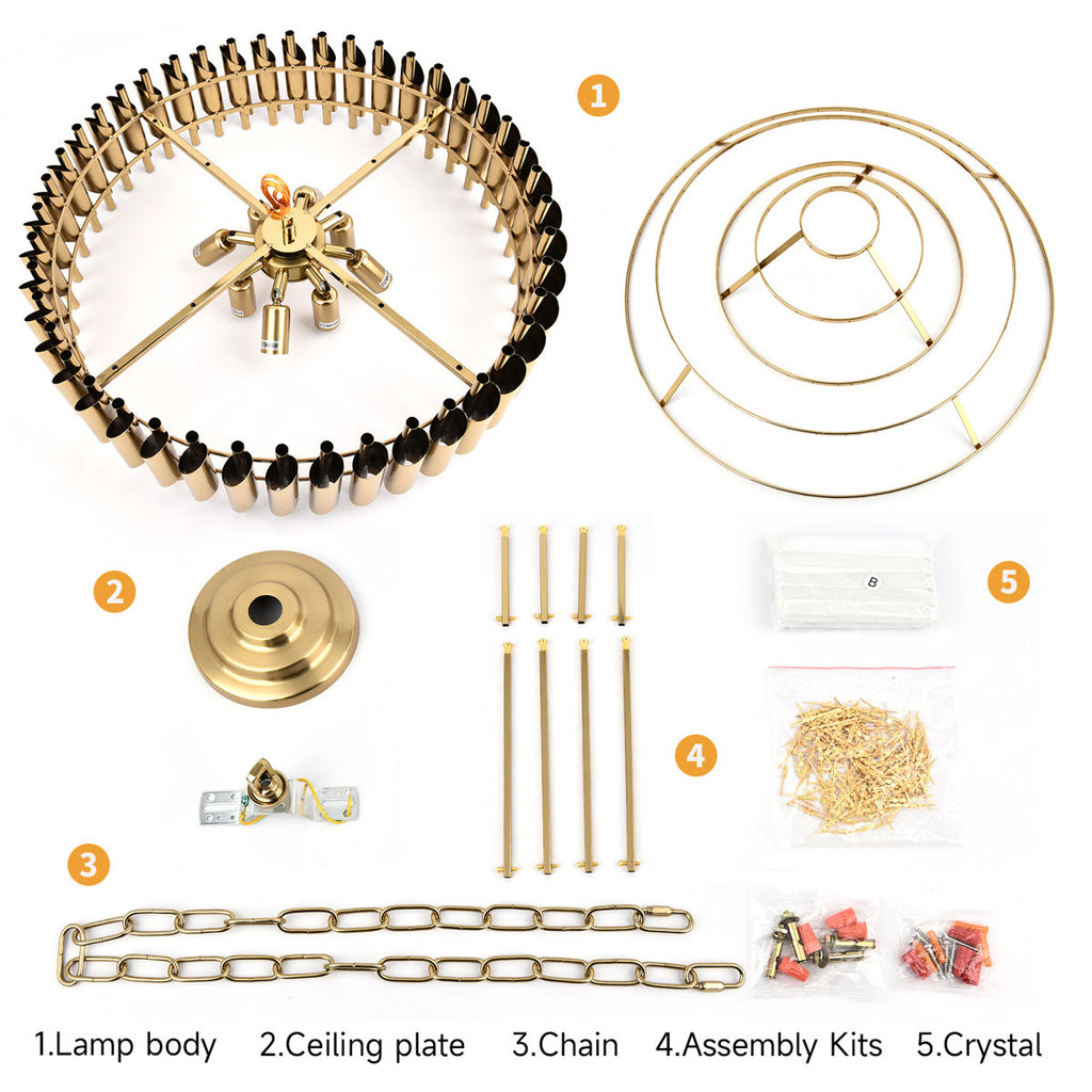 Prempal 8-Light Tiered Chandelier